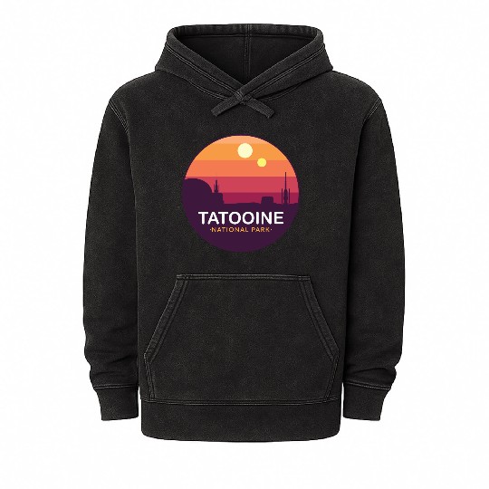 Tatooine National Park Mineral Wash Hoodies