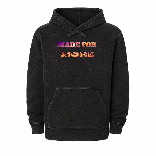Made for More – Christian Masked Text Mineral Wash Hoodies