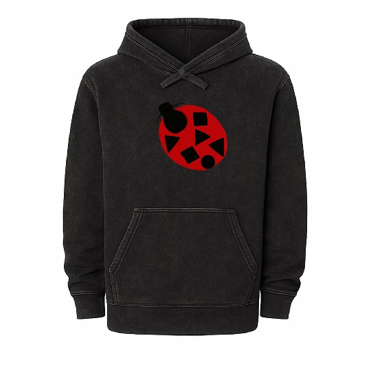 Ladybug insect Excepcionalis Mineral Wash Hoodies