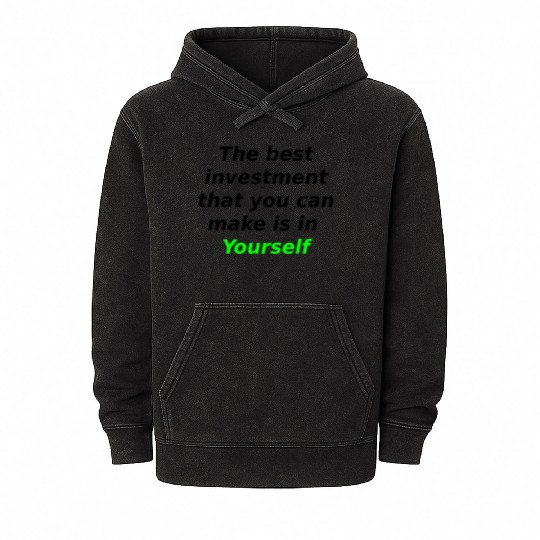 Positive Quotes Mineral Wash Hoodies