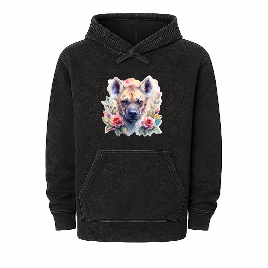 Sage the Blooming Hyena Mineral Wash Hoodies
