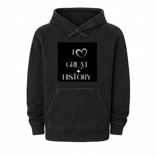I BLACK HISTORY Mineral Wash Hoodies