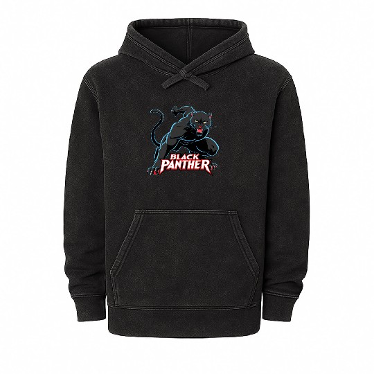 Black Panther. Mineral Wash Hoodies