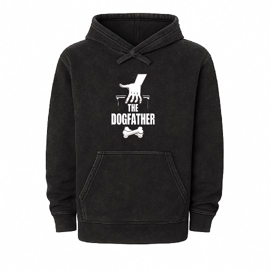 the dogfather Mineral Wash Hoodies