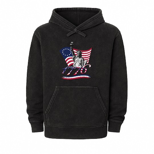 Liberty 1776 Mineral Wash Hoodies