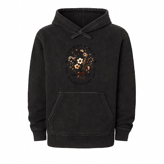 Consider The Wildflowers Mineral Wash Hoodies