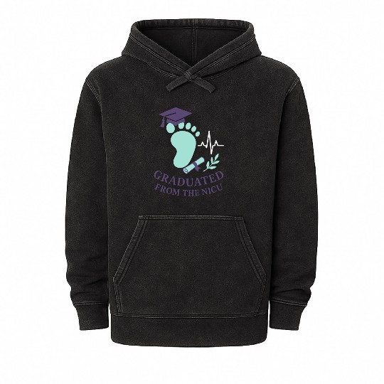 NICU Parent Pride Preemie Warrior Neonatal Mineral Wash Hoodies