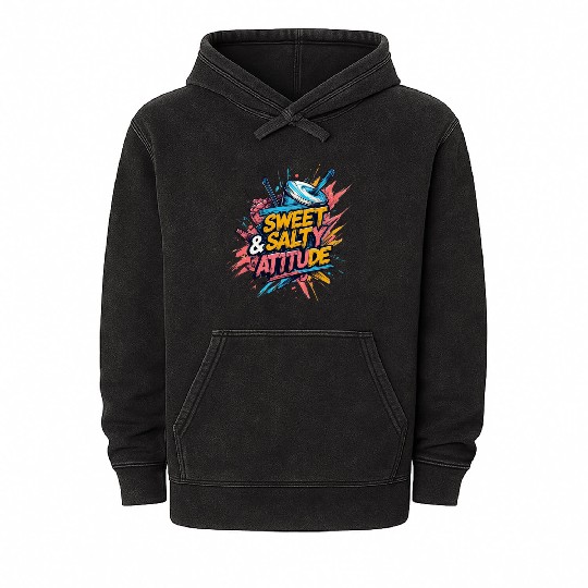 Sweet & Salty Attitude Mineral Wash Hoodies