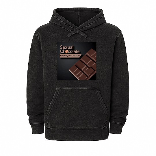 Sexual chocolate Mineral Wash Hoodies