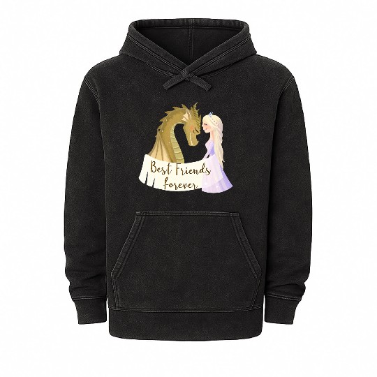 Twilight & Sparkles - Unlikely Besties Mineral Wash Hoodies