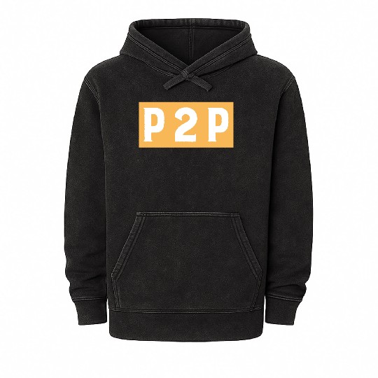 P2P or Park to Park Ham Radio Mineral Wash Hoodies