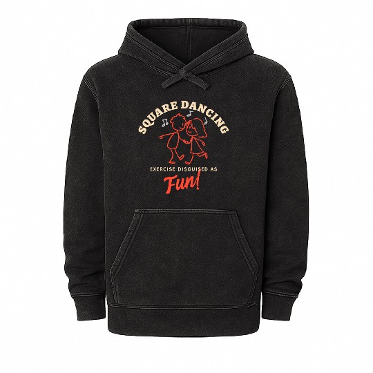 Square Dancing Exercise Disguised as Fun! Mineral Wash Hoodies