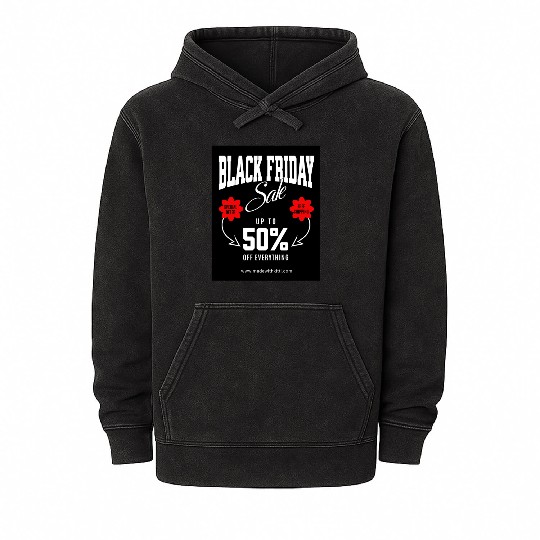 Hustle Wear Black Friday ,Mineral Wash Hoodies design