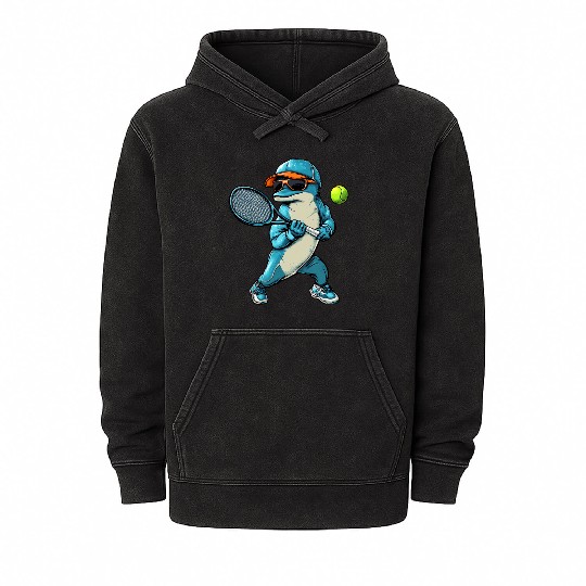 Dolphins Tennis Mineral Wash Hoodies