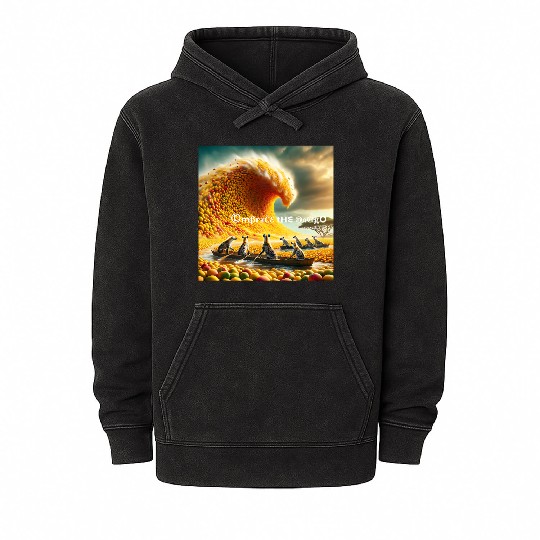 Embrace the Mango Mineral Wash Hoodies