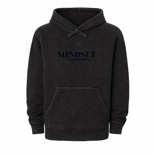 Mindset - peace, love, self Mineral Wash Hoodies