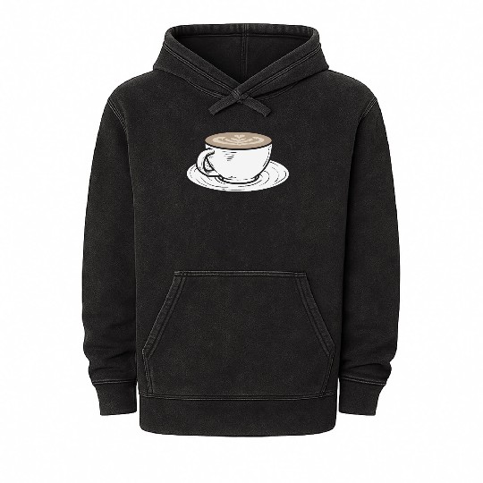 Latte, Lobs and Laughs - Pickleball Coffee Mineral Wash Hoodies