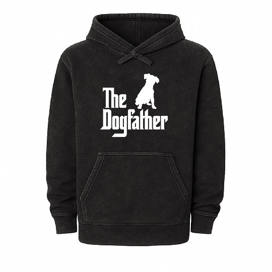 The Dog Father – Bold & Funny Dog Mineral Wash Hoodies