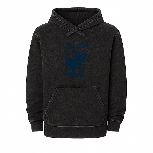 Raise Hell Chihuahua Mineral Wash Hoodies