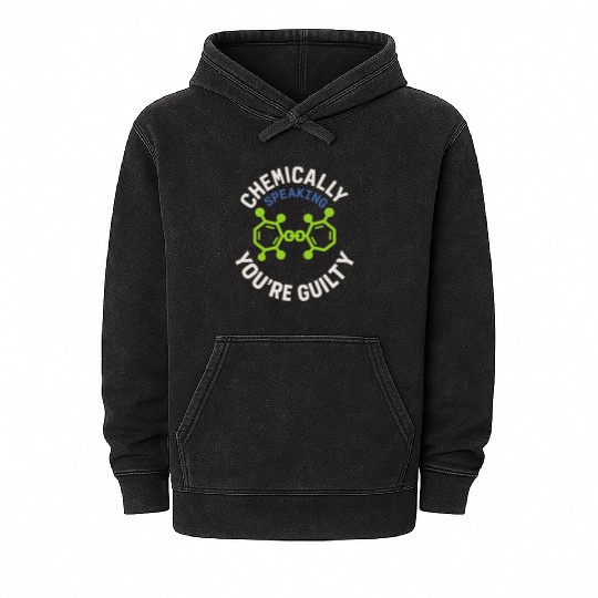 Forensic Chemist Crime Lab Toxicology Science Mineral Wash Hoodies