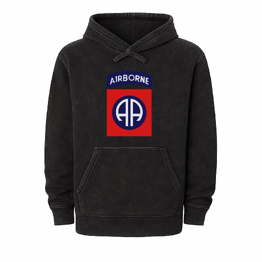 82nd Airborne Mineral Wash Hoodies