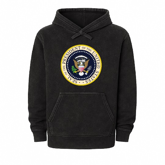 Presidential Seal Mineral Wash Hoodies