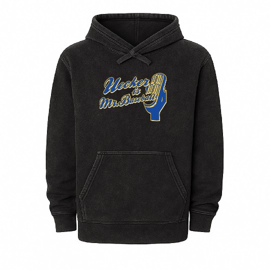 Ueck Uecker Milwaukee Mr. Baseball Mineral Wash Hoodies