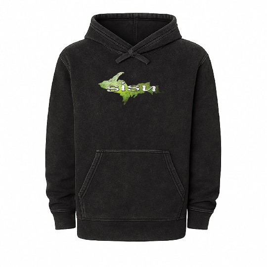 U.P. SISU Upper Peninsula Michigan Finland Finnish Mineral Wash Hoodies