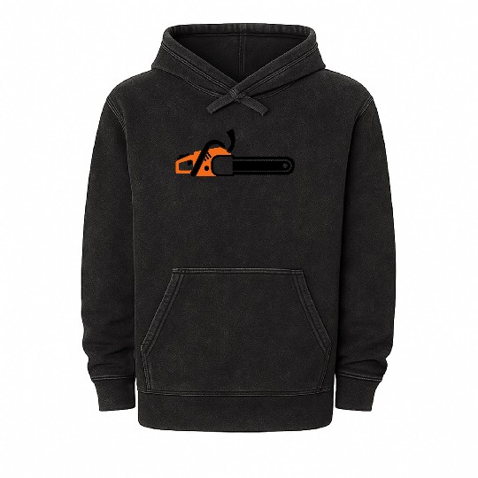 Chainsaw Mineral Wash Hoodies