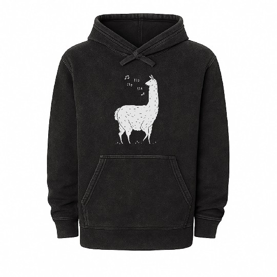 SONG OF THE LLAMA Mineral Wash Hoodies