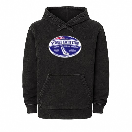 Pacific ocean sailing - Sydney Yacht Club Mineral Wash Hoodies