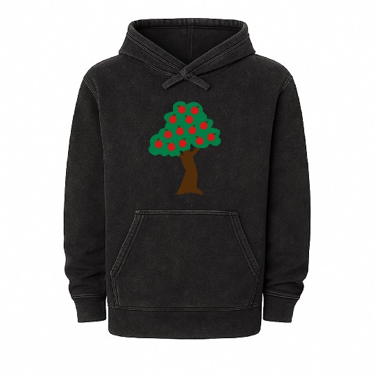 ♥ټApple Tree-Eat More Awesome Fruitټ♥ Mineral Wash Hoodies