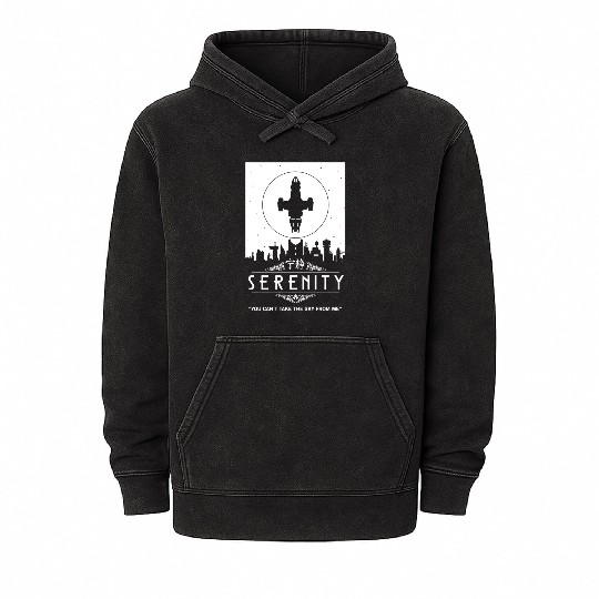Serenity - You can't take the sky from me Firefly Mineral Wash Hoodies