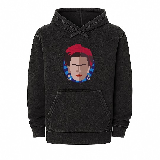 TGIF | Thank God it's Frida Kahlo Mineral Wash Hoodies