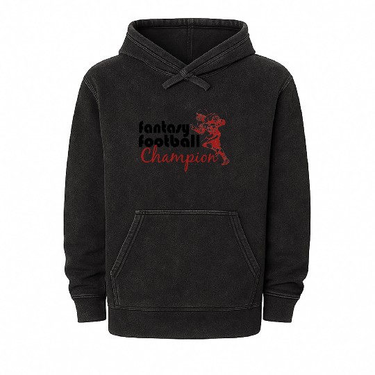 Fantasy Football Champ Mineral Wash Hoodies