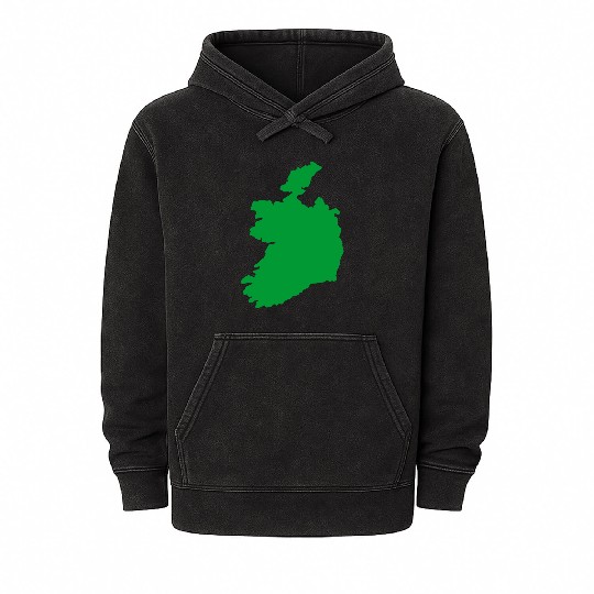 Ireland Solid Mineral Wash Hoodies