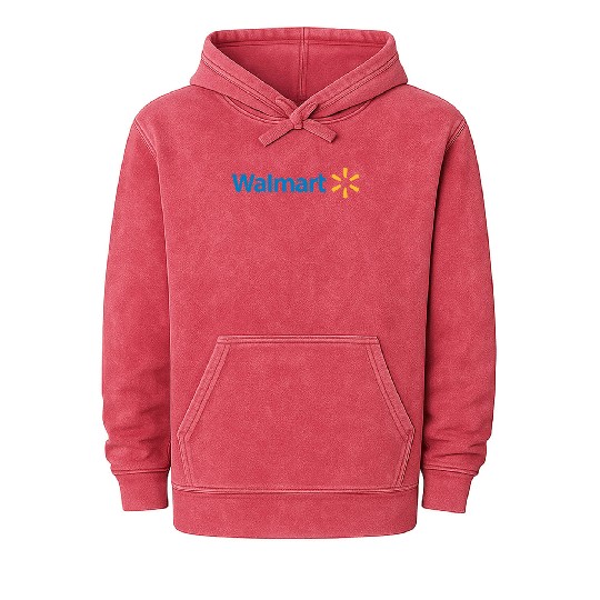 Walmart Mineral Wash Hoodies, Delivery Driver Hooded Mineral Wash Hoodies, For Men/Women