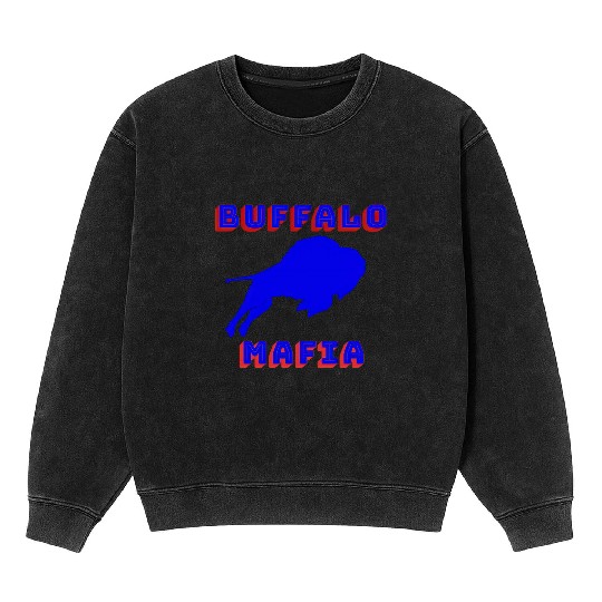 Bills Mafia Makes A Great For Buffalo Sports Fan Mineral Wash Sweatshirts
