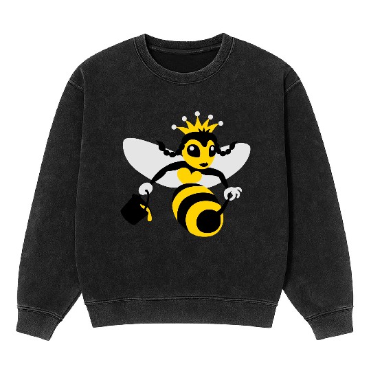 Queen Bee Mineral Wash Sweatshirts