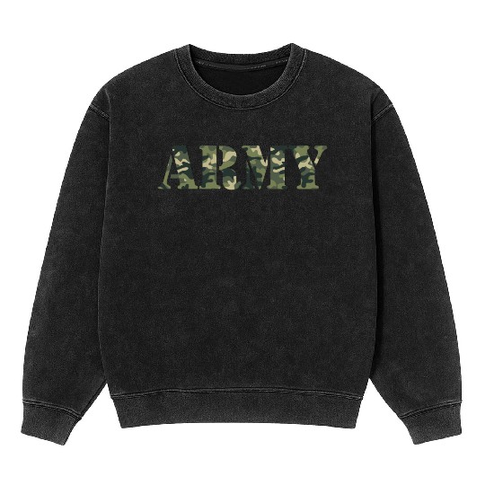 Army Mineral Wash Sweatshirts