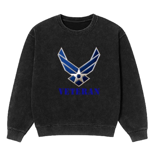 US Air Force Veteran Mineral Wash Sweatshirts
