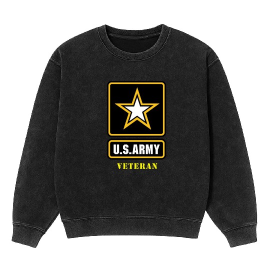 US Army Veteran Mineral Wash Sweatshirts