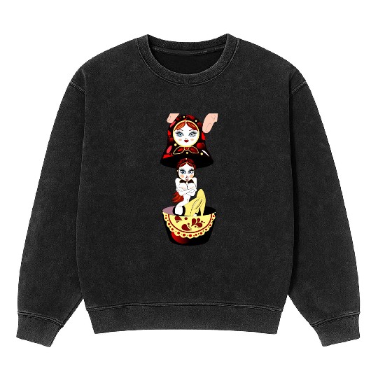 Surprise Russian Doll Mineral Wash Sweatshirts
