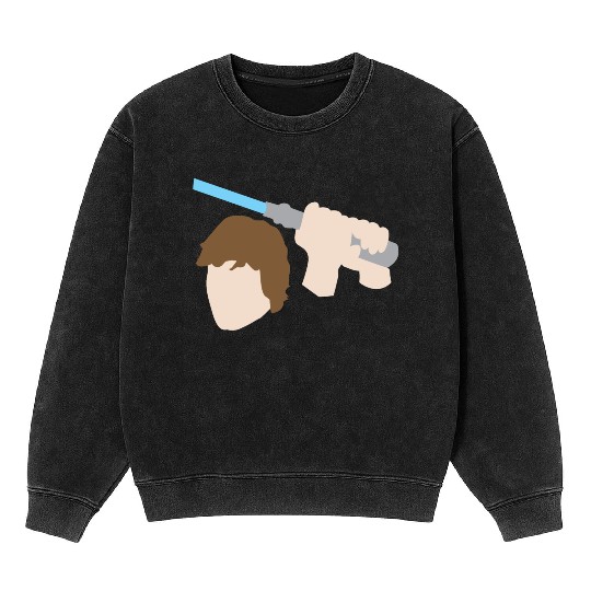Luke Skywalker Lightsaber Mineral Wash Sweatshirts