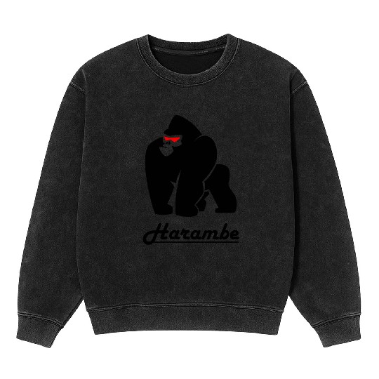 Gorilla Black Mineral Wash Sweatshirts