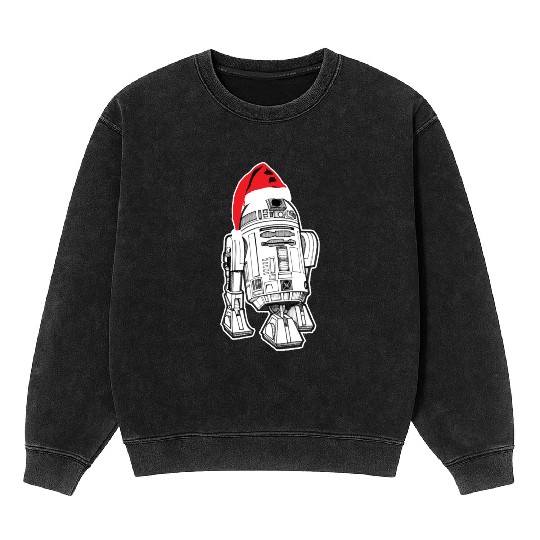 R2D2-Chrstmas Mineral Wash Sweatshirts