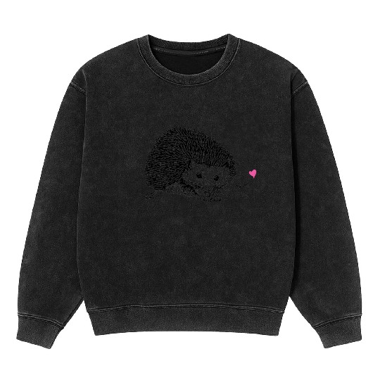 Hedgehog Mineral Wash Sweatshirts