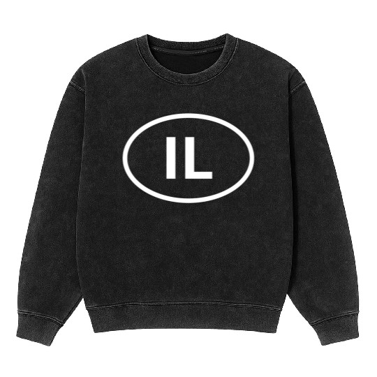 Israel Car Sign Number Mineral Wash Sweatshirts