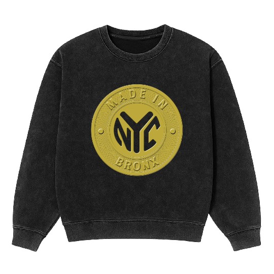 Made In The Bronx Token Mineral Wash Sweatshirts