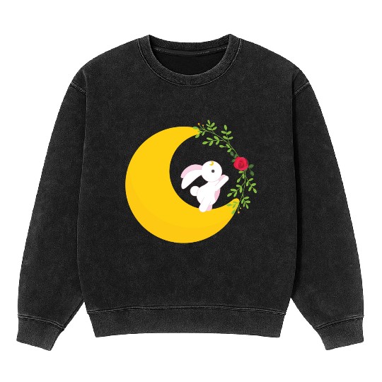 Sailor Moon Usagi and Tuxedo Mask Mineral Wash Sweatshirts